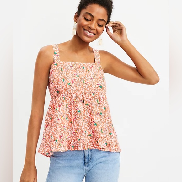 LOFT cami tank top tie back size 4 new - Picture 2 of 4